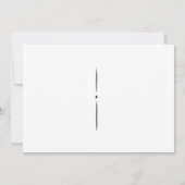 Sla de Date Flat Note-Kaart op Notitiekaartje (Achterkant)