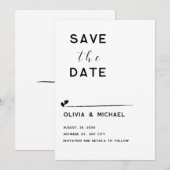 Sla de Date Flat Note-Kaart op Notitiekaartje (Voorkant / Achterkant)