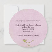 Sla de date-Pink Peony op Save The Date (Achterkant)