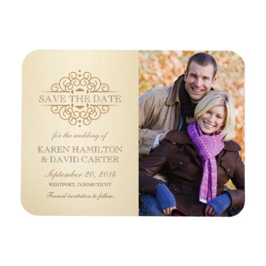 Sla de Date  Scrolls Fotomagneet op Magneet (Horizontaal)