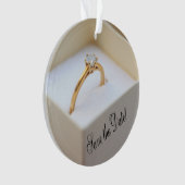 Sla de Date Verloving ring op in het vak Ornament (voorkant)