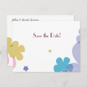 Sla de datum 25e Jubileum Party Briefkaart (Voorkant / Achterkant)