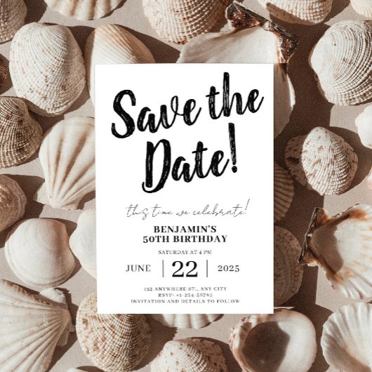 Sla de datum 50e verjaardag op kaart