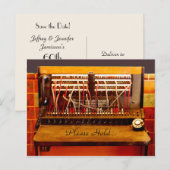 Sla de datum 60e Jubileum Party op Aankondigingskaart (Voorkant / Achterkant)