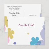 Sla de datum 60ste Jubileum Party Briefkaart (Voorkant / Achterkant)