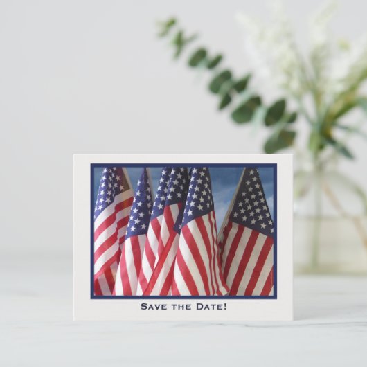 Sla de datum 70ste verjaardagsfeestje op, Amerikaa Aankondigingskaart (Staand voorkant)