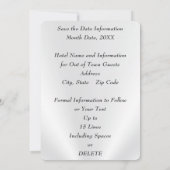 Sla de datum 75e verjaardagsfeestje op, Diamond Ju Kaart (Achterkant)