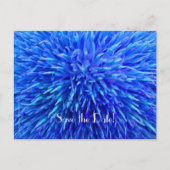 Sla de datum 90ste verjaardagsfeestje op, Blauw Ab Aankondigingskaart (Voorkant)