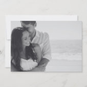 Sla de datum aangepaste foto en tekst op save the date (Voorkant)