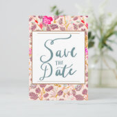 Sla de datum aankondiging "Growing Vine" (Staand voorkant)