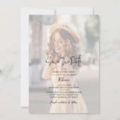 Sla de datum Afstuderen 2024 fotofeest op Aankondiging (Achterkant)