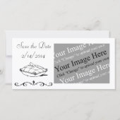 Sla de datum  Assepoester Photo Card Save The Date (Voorkant)