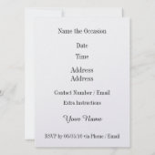 Sla de datum BBQ op Save The Date (Achterkant)