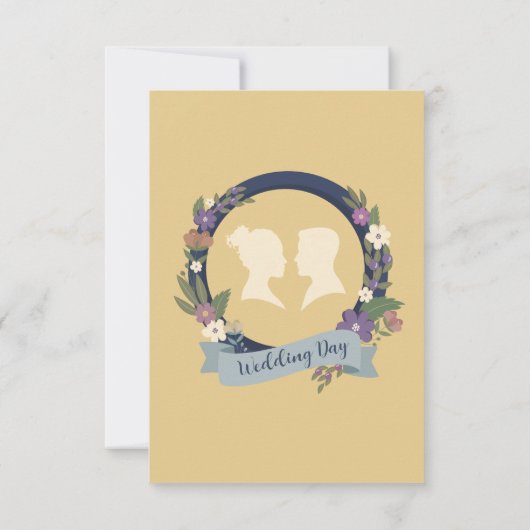 Sla de datum bibliotheek trouwboeken uitnodigingen (Achterkant)