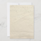 Sla de datum Bloemen en Goud op Perkament STD Save The Date (Achterkant)