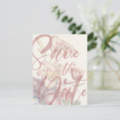 Sla de datum bloemstuk sjabloon op (Staand voorkant)