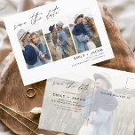 Sla de datum Boho minimalistische foto modern op Briefkaart<br><div class="desc">Leg de essentie van je liefdesverhaal vast met ons Save the Date Boho Minimalist Photo Modern Briefkaart. Dit briefkaart is een mix van hedendaags minimalisme en bohemien charme, waardoor het de perfecte keuze is voor het aankondigen van uw aanstaande bruiloft. Met uw gekoesterde verlovingen foto, wordt dit briefkaart een tastbare...</div>