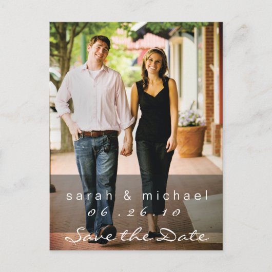 Sla de datum Briefkaart Foto 02 (Voorkant)