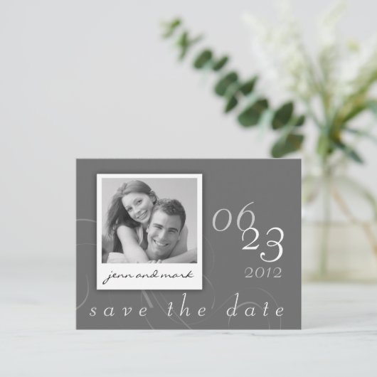 Sla de datum Briefkaart Foto 04 (Staand voorkant)