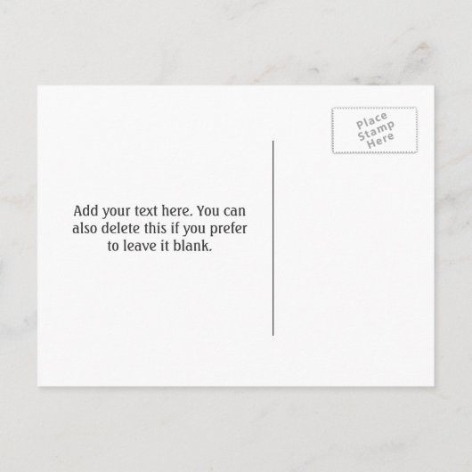 Sla de datum Briefkaart Paarse (Achterkant)