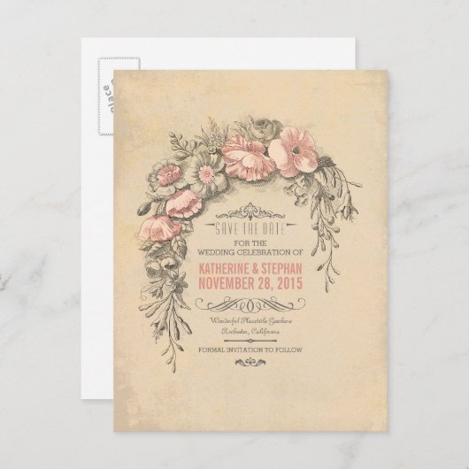  Sla de datum briefkaarten (Voorkant / Achterkant)