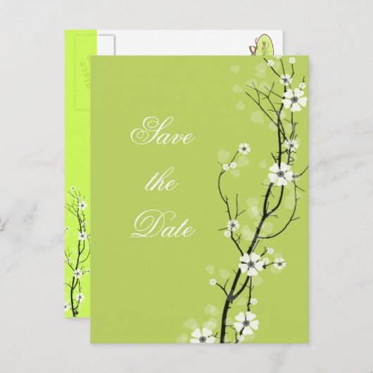 Sla de datum briefkaarten (Voorkant / Achterkant)