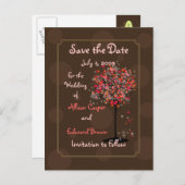 Sla de datum briefkaarten chocolade fudge op esdoo (Voorkant / Achterkant)