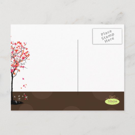 Sla de datum briefkaarten chocolade fudge op esdoo (Achterkant)