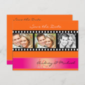 Sla de datum briefkaarten plaats uw foto's (Voorkant / Achterkant)