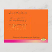 Sla de datum briefkaarten plaats uw foto's (Achterkant)