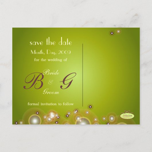 Sla de datum, bruiloft foto briefkaarten (Achterkant)