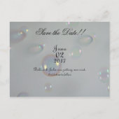 Sla de datum Bubble Edition op Aankondigingskaart (Voorkant)