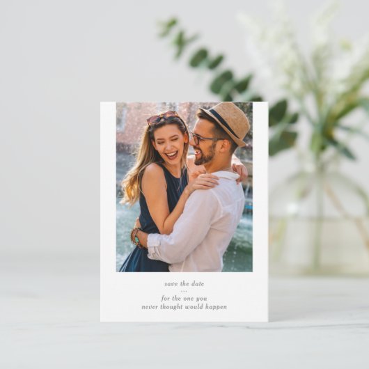 Sla de datum definitief op briefkaart (Staand voorkant)