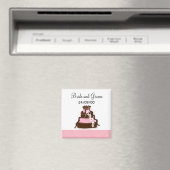 Sla de datum Designer Cake Magneet (Insitu (Vaatwasser))