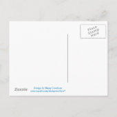 Sla de datum Duo Strandstoelen op Aankondigingskaart (Achterkant)