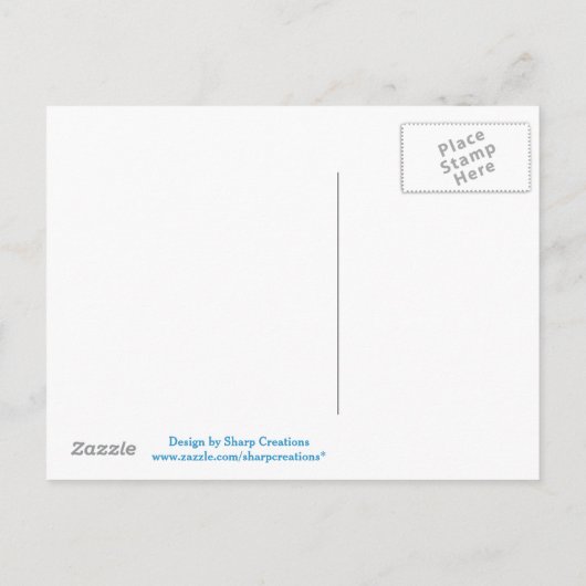 Sla de datum Duo Strandstoelen op Aankondigingskaart (Achterkant)