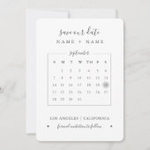 Sla de datum en de agenda tot een minimum op feestdagenkaart (Voorkant)