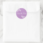 Sla de datum Flourish Envelope Sticker Seal op (Tas)