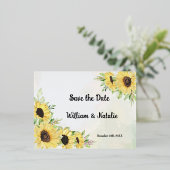 Sla de datum folie uitnodigingskaart uitnodiging briefkaart (Staand Voorkant)