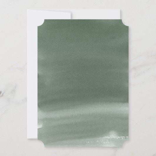 Sla de Datum Forest Mountain uitnodiging op (Achterkant)