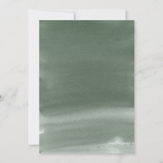 Sla de Datum Forest Mountain uitnodiging op (Achterkant)