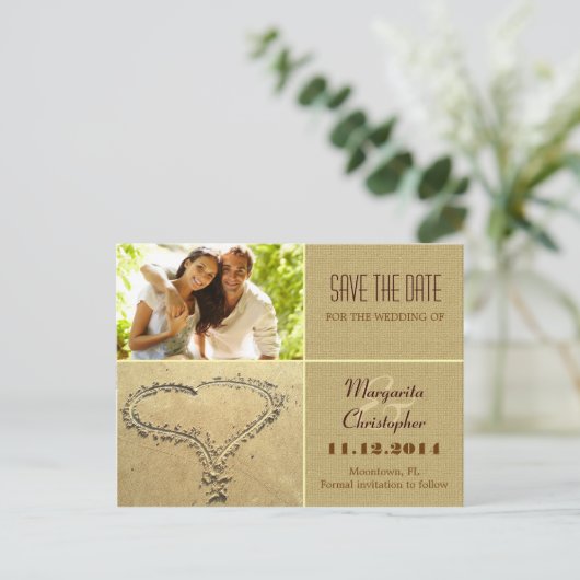 Sla de datum foto briefkaarten (Staand voorkant)