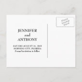 Sla de datum foto briefkaarten (Achterkant)