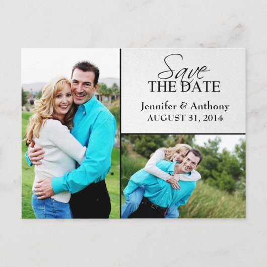 Sla de datum foto briefkaarten (Voorkant)