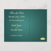 Sla de datum foto briefkaarten, aankondigingskaart (Achterkant)