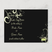 Sla de datum foto briefkaarten, aankondigingskaart (Achterkant)