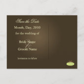 Sla de datum foto briefkaarten, aankondigingskaart (Achterkant)