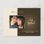 Sla de datum foto briefkaarten, aankondigingskaart (Voorkant)