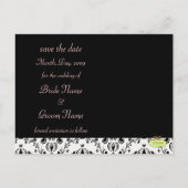 Sla de datum foto briefkaarten, aankondigingskaart (Achterkant)