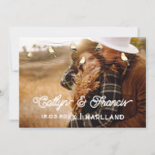 Sla de datum Foto Gouden Kraft Zwart Vogels Digita Kaart (Achterkant)